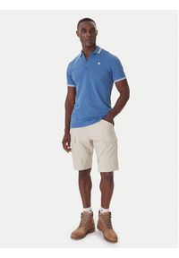 G-Star RAW - G-Star Raw Polo Dunda D17127-5864 Brązowy Slim Fit. Typ kołnierza: polo. Kolor: brązowy. Materiał: bawełna