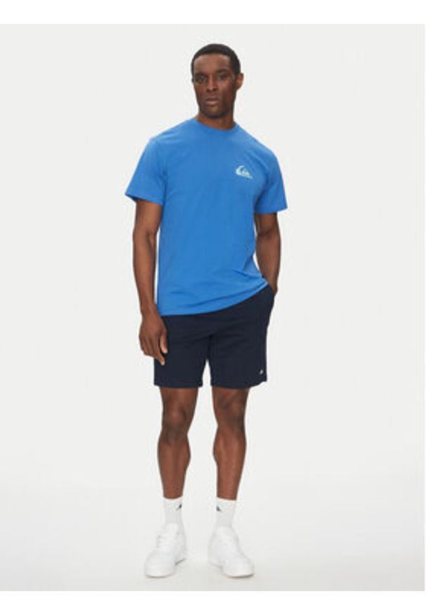 Quiksilver T-Shirt EQYZT08042 Niebieski Regular Fit. Kolor: niebieski. Materiał: bawełna