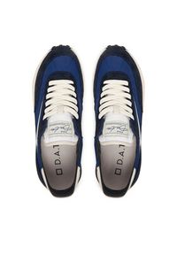 D.A.T.E. Sneakersy Athleta M441-AT-NY Granatowy. Kolor: niebieski. Materiał: zamsz, skóra #4