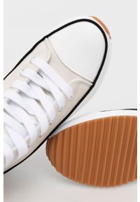 Answear Lab - Trampki. Nosek buta: okrągły. Zapięcie: sznurówki. Kolor: beżowy. Szerokość cholewki: normalna. Obcas: na platformie. Styl: wakacyjny #4
