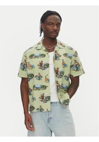Element Koszula Sbxe Camp ELYWT00171 Zielony Regular Fit. Kolor: zielony. Materiał: bawełna