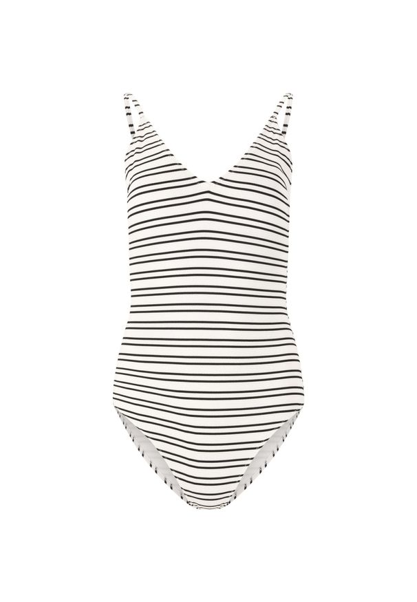 Damski kostium kąpielowy 1-częściowy Athlecia Barvina. Kolor: biały