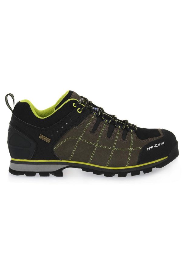 Buty trekkingowe męskie TREZETA Hurricane Evo Low z membraną WP. Kolor: zielony, czarny, żółty, wielokolorowy. Sport: turystyka piesza