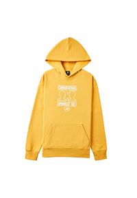 Bluza New Balance x Joe Freshgoods MT21928ASE – żółta. Kolor: żółty. Materiał: bawełna, dresówka, materiał. Długość: krótkie. Wzór: nadruk
