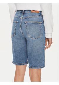 TOMMY HILFIGER - Tommy Hilfiger Szorty jeansowe WW0WW41323 Niebieski Slim Fit. Kolor: niebieski. Materiał: bawełna