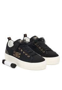 Elisabetta Franchi Sneakersy F4A9-E0528-1256 D Czarny. Kolor: czarny. Materiał: materiał #6