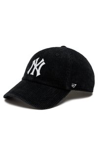 47 Brand Czapka z daszkiem MLB New York Yankees Thick Cord 47 B-THCKC17EWS-BK Czarny. Kolor: czarny. Materiał: materiał, bawełna