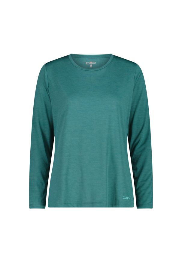 Koszulka damska turystyczna CMP 35N5566. Okazja: na co dzień. Kolor: szary. Długość rękawa: długi rękaw. Styl: casual, sportowy