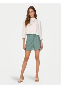 JDY Szorty materiałowe Solde 15295616 Szary Tapered Fit. Kolor: szary. Materiał: wiskoza #4