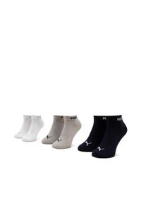 Puma Zestaw 3 par niskich skarpet unisex 907935 r. 39/42 Czarny. Kolor: czarny. Materiał: materiał
