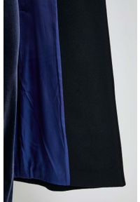 MAX&Co. płaszcz z domieszką wełny kolor granatowy przejściowy oversize. Kolor: niebieski. Materiał: wełna. Styl: klasyczny #3