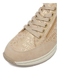 Rieker Sneakersy N4316-62 Beżowy. Kolor: beżowy. Materiał: materiał #5