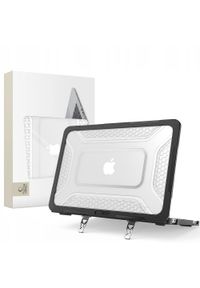 Etui Tech-Protect TECH-PROTECT KEVLAR PRO MACBOOK NEO 13 2026 Matte black/clear #1