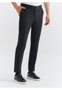 Pako Lorente - PAKO LORENTE – Spodnie garniturowe w kolorze czarnym. Kolor: czarny. Materiał: poliester, wełna, elastan #4