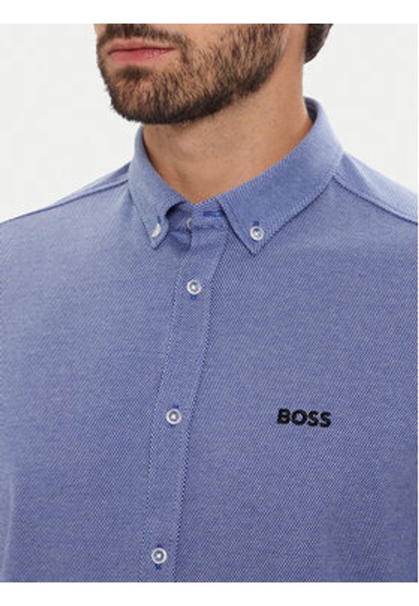 BOSS Koszula B_Motion 50544795 Niebieski Regular Fit. Kolor: niebieski. Materiał: bawełna