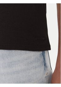 Calvin Klein T-Shirt LV044D201G Czarny Regular Fit. Kolor: czarny. Materiał: bawełna