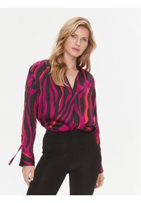 Pinko Bluzka Bettina 100577 A1B7 Kolorowy Relaxed Fit. Materiał: wiskoza. Wzór: kolorowy