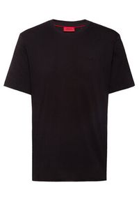 Hugo T-Shirt Dero211 50442898 Czarny Regular Fit. Kolor: czarny. Materiał: bawełna #3