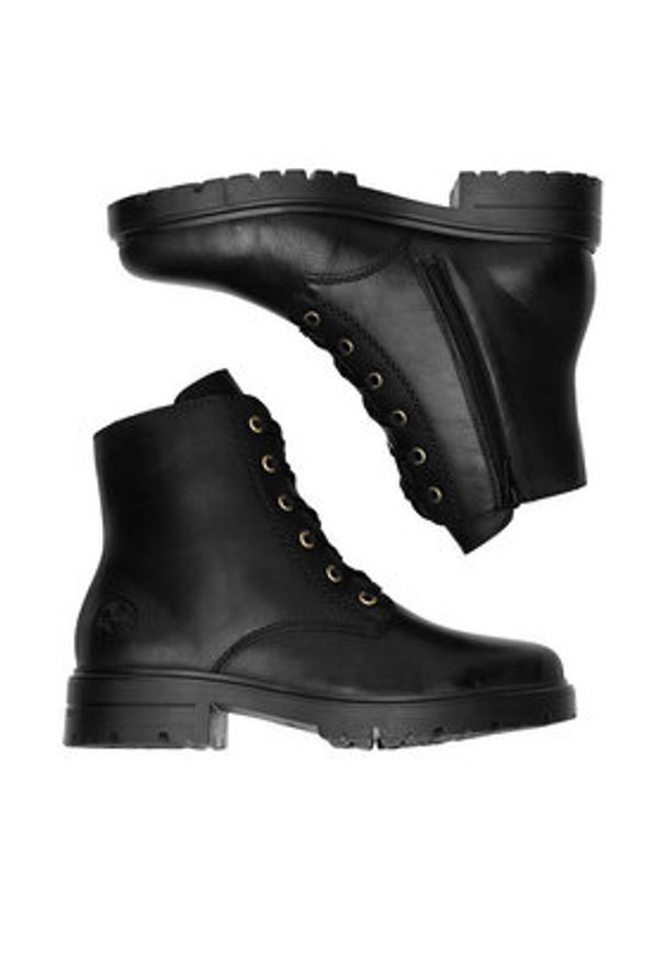 Rieker Botki Z2841-00 Czarny. Kolor: czarny. Materiał: skóra