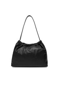TOMMY HILFIGER - Tommy Hilfiger Torebka Soft Leather Shoulder Bag AW0AW18307 Czarny. Kolor: czarny. Materiał: skórzane #4
