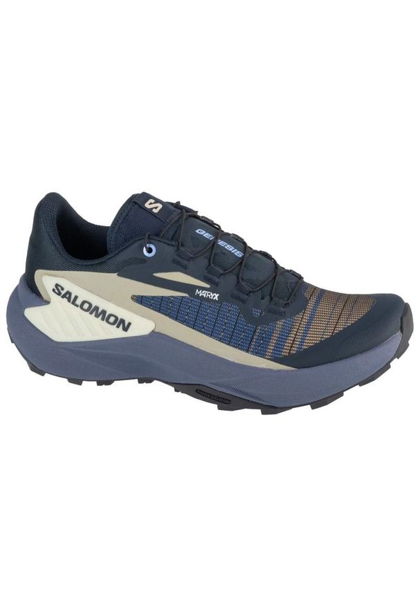 salomon - Buty Salomon Genesis 474432 niebieskie. Kolor: niebieski. Materiał: syntetyk, materiał. Szerokość cholewki: normalna