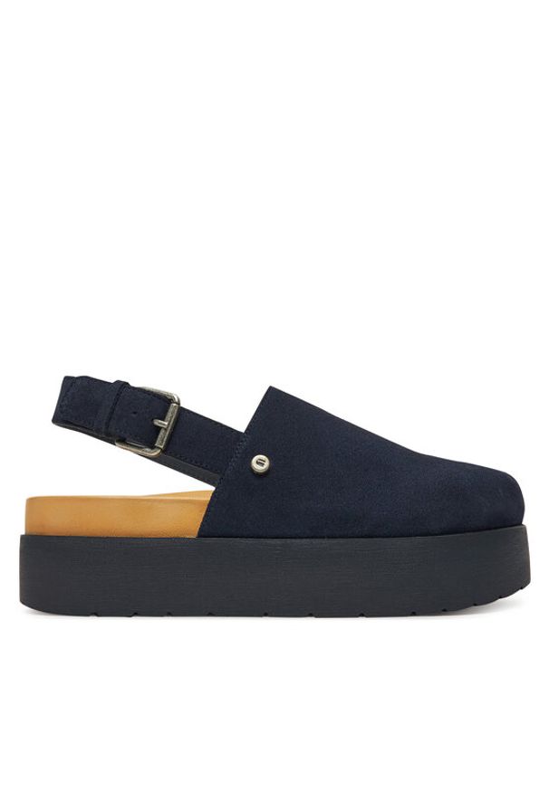 G-Star RAW - G-Star Raw Sandały FAIZA-118914 Granatowy. Kolor: niebieski. Materiał: zamsz, skóra