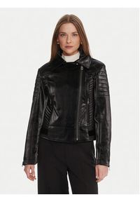 Guess Ramoneska W5BL35 W2820 Czarny Regular Fit. Kolor: czarny. Materiał: syntetyk #3