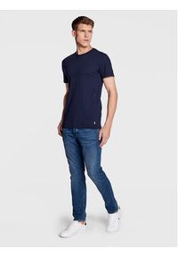 Polo Ralph Lauren Komplet 3 t-shirtów 714830304015 Granatowy Regular Fit. Typ kołnierza: polo. Kolor: niebieski. Materiał: bawełna #7
