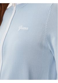 Guess Bluza V5GQ01Z3D60 Niebieski Regular Fit. Kolor: niebieski. Materiał: wiskoza #3