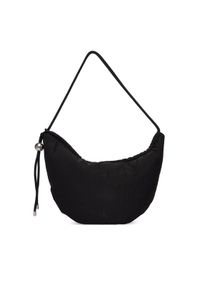 Calvin Klein Torebka Nylon Cord Small Hobo Bag LV04F3382G Czarny. Kolor: czarny #1