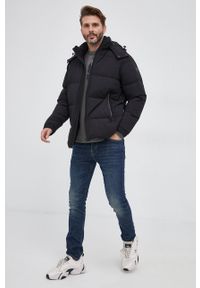 Karl Lagerfeld Kurtka puchowa 512504.505004 męska kolor czarny zimowa. Kolor: czarny. Materiał: puch. Sezon: zima #8