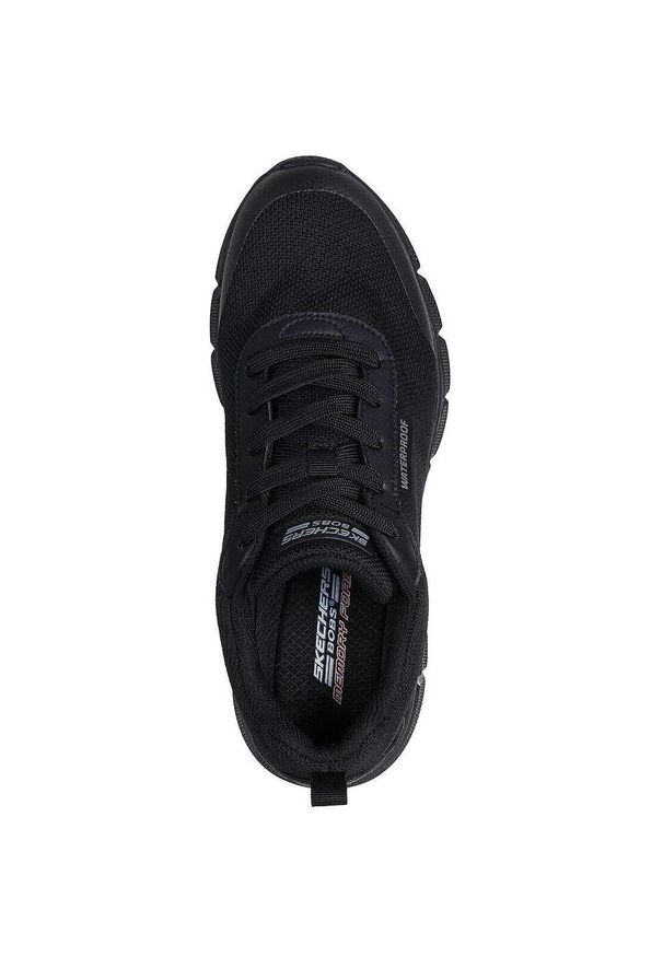 skechers - Adidasy Skechers Bobs B Flex - Rainy Edge, Mężczyźni. Kolor: czarny. Materiał: materiał