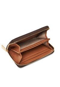 MICHAEL Michael Kors Mały Portfel Damski 32F9GJ6D0B Brązowy. Kolor: brązowy. Materiał: skóra #3