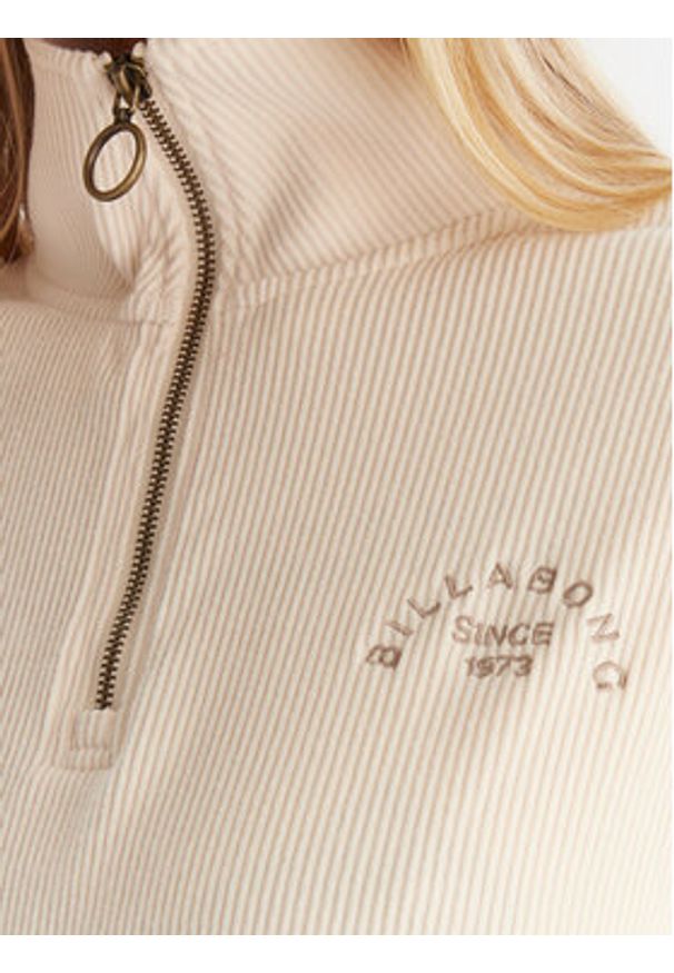 Billabong Bluza Coffee Time EBJKT00115 Écru Regular Fit. Materiał: syntetyk