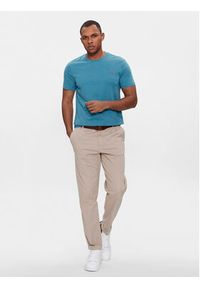 Polo Ralph Lauren T-Shirt 710671438367 Niebieski Custom Slim Fit. Typ kołnierza: polo. Kolor: niebieski. Materiał: bawełna #8
