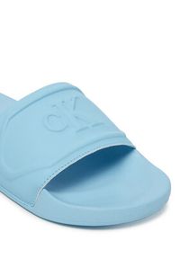 Calvin Klein Jeans Klapki Slide Pu Hf Mg YW0YW01879 Błękitny. Kolor: niebieski. Materiał: skóra #5