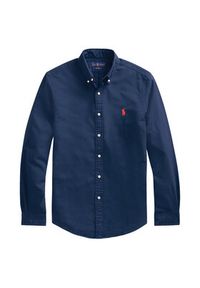 Polo Ralph Lauren Koszula 710767828003 Granatowy Slim Fit. Typ kołnierza: polo. Kolor: niebieski. Materiał: bawełna #6