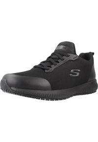 skechers - Buty Work: Squad SR - Myton ESD Rozmiar 45 - 200051EC-BLK Czarny. Zapięcie: sznurówki. Kolor: czarny. Materiał: materiał. Szerokość cholewki: normalna. Sport: turystyka piesza #1