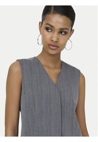 only - ONLY Kamizelka garniturowa Jackie 15364317 Szary Regular Fit. Kolor: szary. Materiał: syntetyk #4