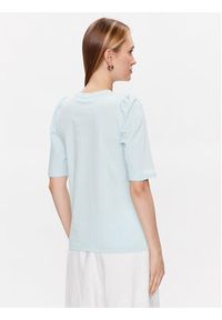 Moss Copenhagen T-Shirt Tiffa 17329 Niebieski Regular Fit. Kolor: niebieski. Materiał: bawełna