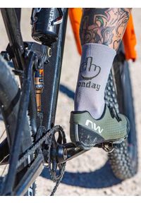 Skarpety rowerowe NORTHWAVE Sunday Monday Sock jasny szary/zielony. Kolor: zielony, wielokolorowy, szary