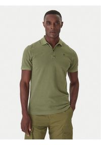 G-Star RAW - G-Star Raw Polo Dunda D11595-D756 Zielony Slim Fit. Typ kołnierza: polo. Kolor: zielony. Materiał: bawełna