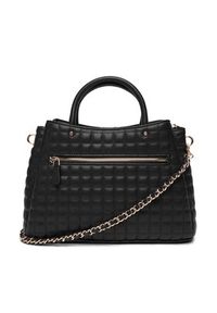 Guess Torebka Nadira HWQG84 24060 Czarny. Kolor: czarny. Materiał: skórzane