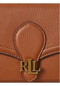 Lauren Ralph Lauren - LAUREN RALPH LAUREN Torebka 432977374002 Brązowy. Kolor: brązowy. Materiał: skórzane #4