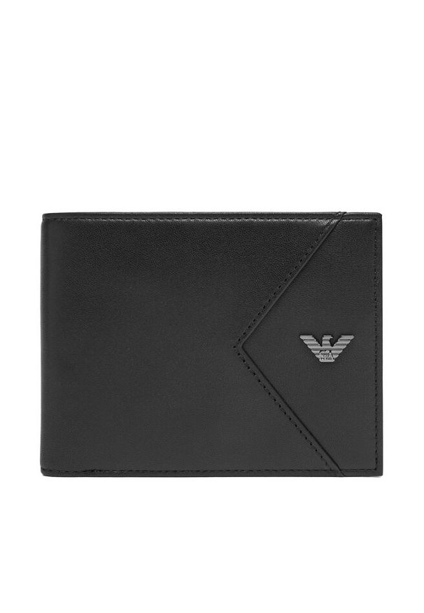 Portfel męski Emporio Armani. Kolor: czarny