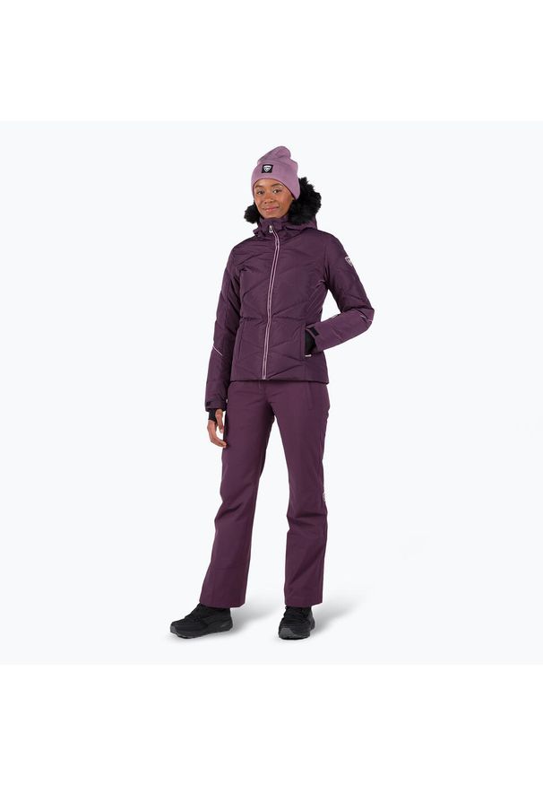 Kurtka narciarska damska Rossignol Staci Pearly Jkt. Kolor: fioletowy. Sezon: zima. Sport: narciarstwo
