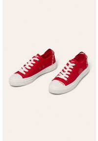 Big-Star - Big Star - Tenisówki. Nosek buta: okrągły. Zapięcie: sznurówki. Kolor: czerwony. Materiał: syntetyk, materiał, guma. Szerokość cholewki: normalna. Obcas: na obcasie. Wysokość obcasa: średni, niski #2