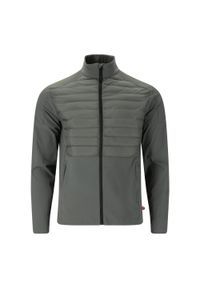 ENDURANCE - Kurtka hybrydowa męska Endurance Benst PrimaLoft®. Kolor: szary, zielony, wielokolorowy