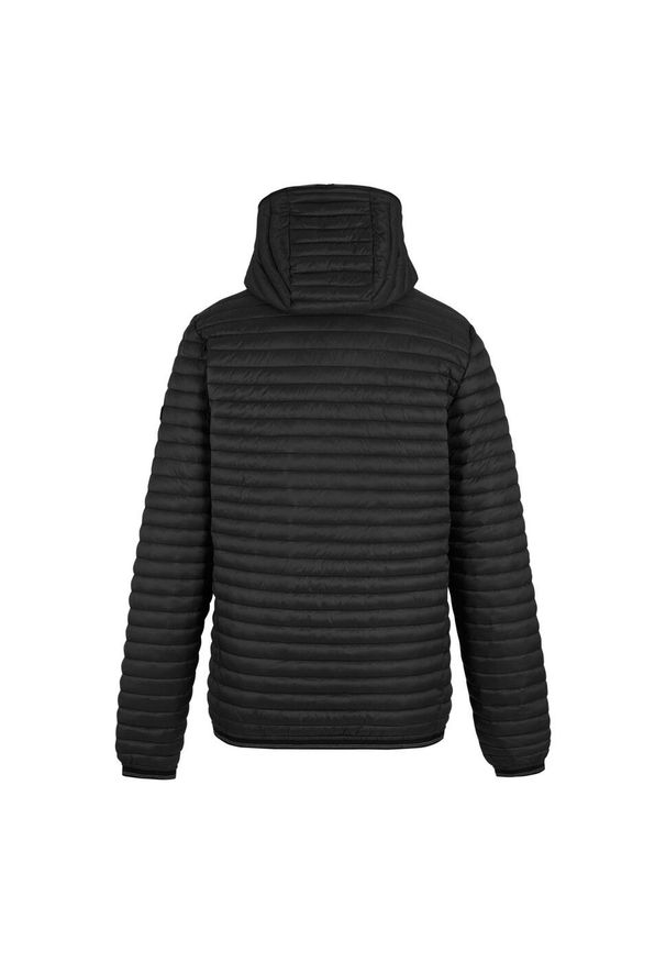 Regatta - Męska Ocieplana Kurtka Rigain. Kolor: czarny. Materiał: puch. Sport: turystyka piesza