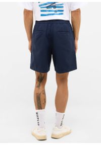 MUSTANG Męskie szorty Materiałowe Mustang Style Linen Jogger Shorts Navy Blazer 1016459 5324. Okazja: na co dzień. Materiał: materiał. Długość: do kolan. Sezon: lato. Styl: klasyczny, sportowy, casual, wakacyjny, elegancki #4